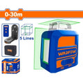 NIVEL LASER AUTONIVELANTE 360° LINEA HORIZONTAL Y VERTICAL C/CONTROL REMOTO+ SOPORTE MAGNETICO WADFOW WLE2M05