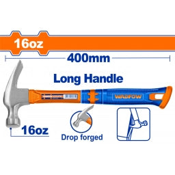 MARTILLO UÑA 450G MANGO LARGO 400MM FIBRA WADFOW WHM336L