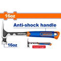 MARTILLO UÑA 450G ACERO FORJADO MANGO ANTISHOCK WADFOW WHM8116