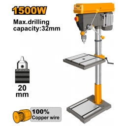 TALADRO DE PIE/COLUMNA 1500W 20MM INGCO DP3211005