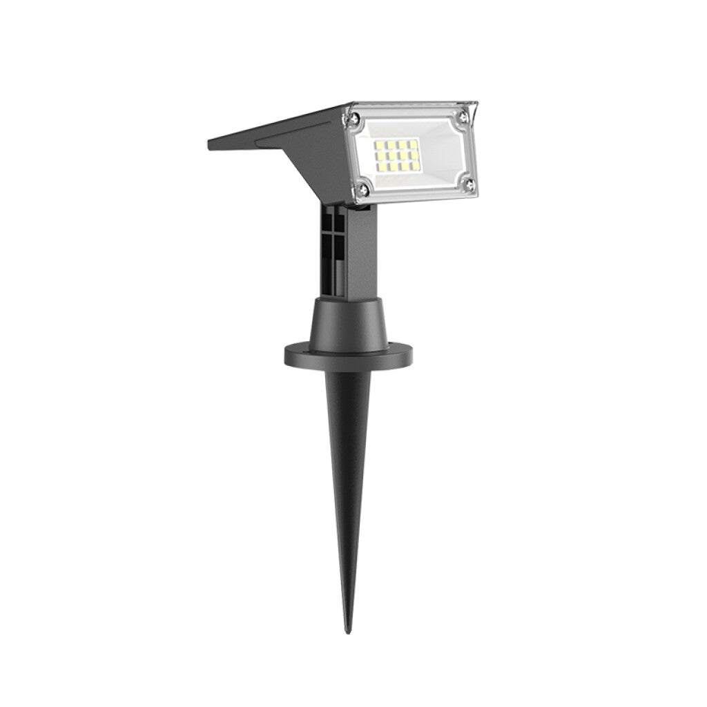 Proyector solar LED IP44 50Lm luz cálida o verde - IX3073