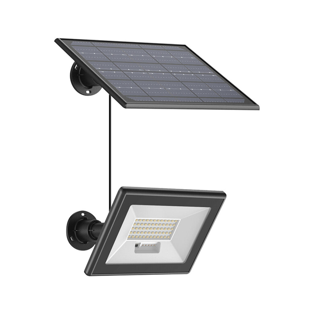 Proyector solar LED IP65 RGBW 600Lm con control RF - IX3069