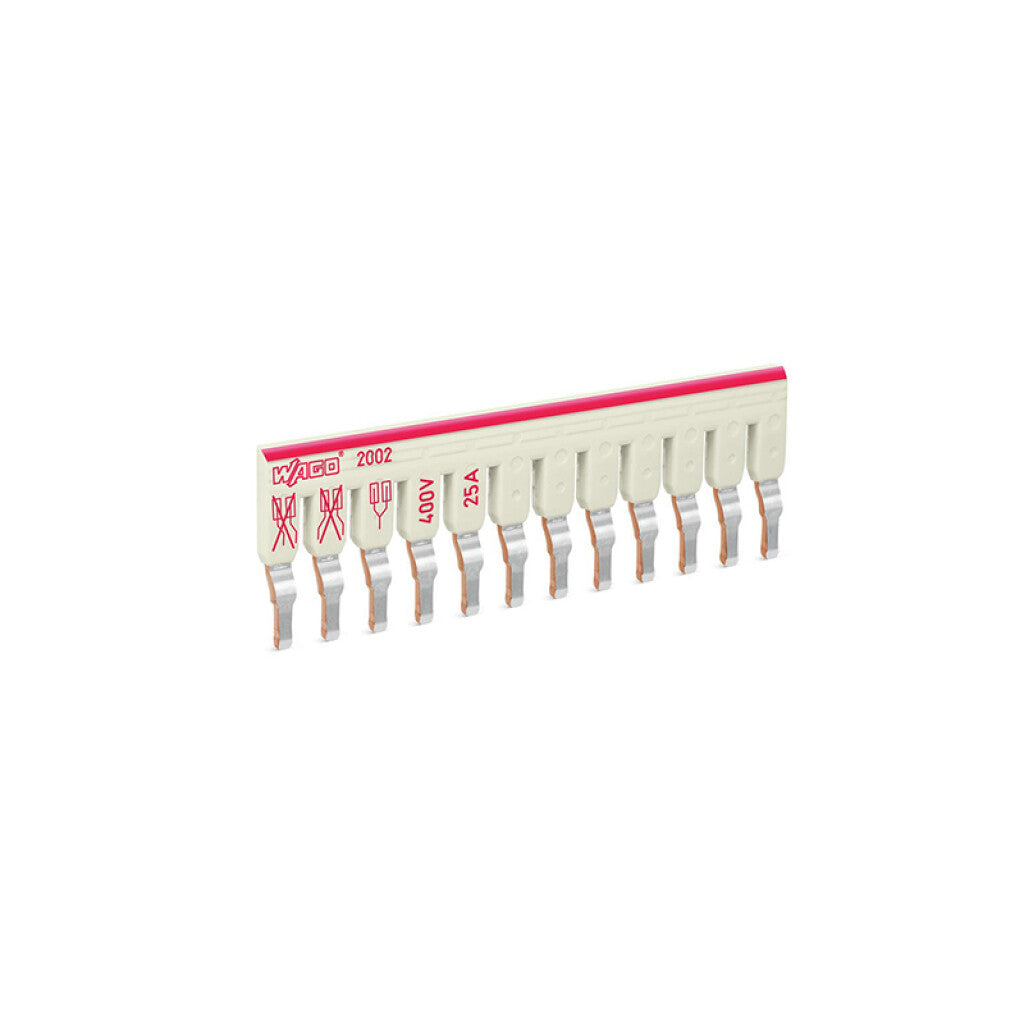 Puente para 12 bornes serie 2002 de 2,5mm² - WG0103