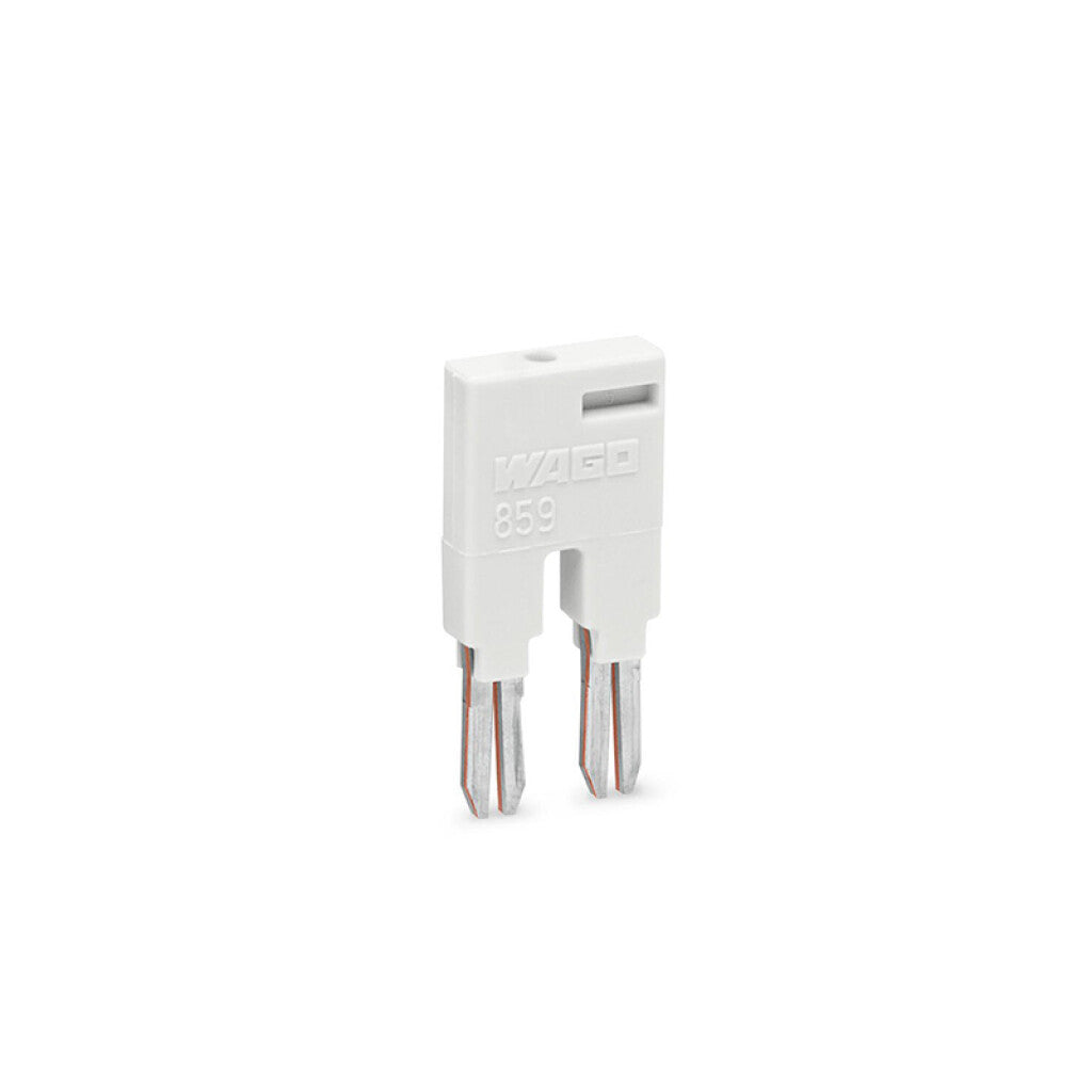 Puente para borne relé 2,5mm² 2 patas gris - WG2210