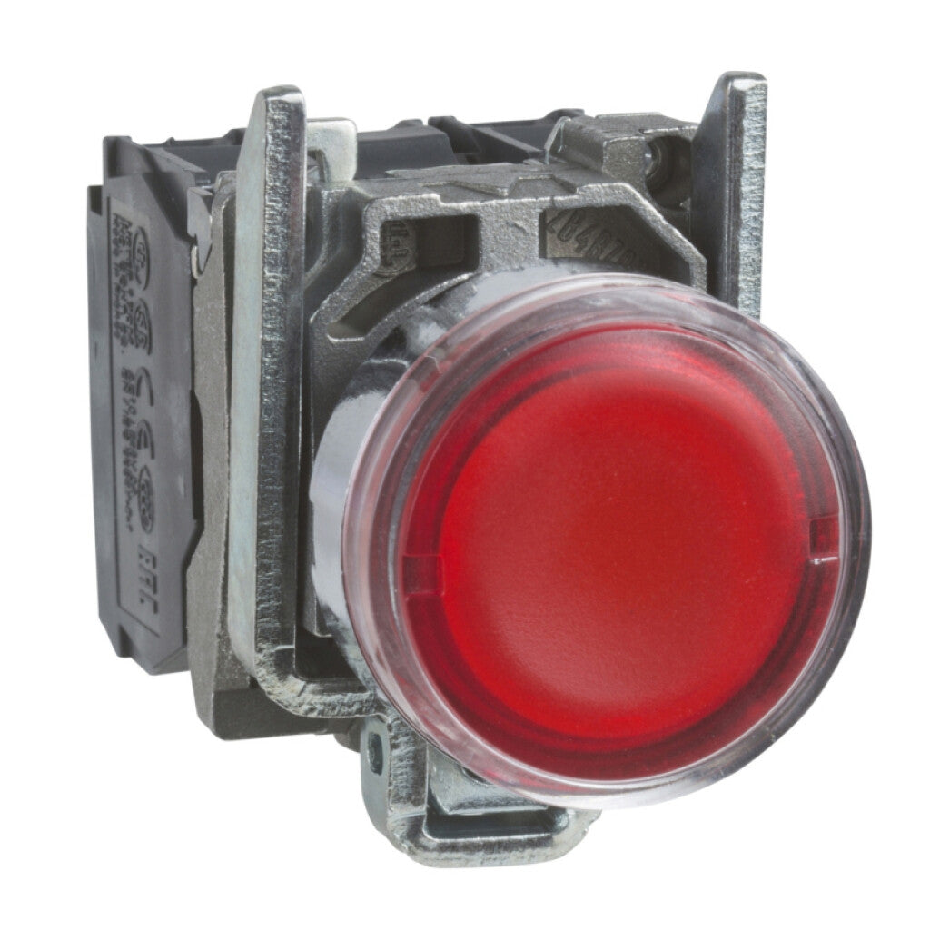 Puls. luminoso rojo 1NA + 1NC ø22mm IP67 240vac - TL5303