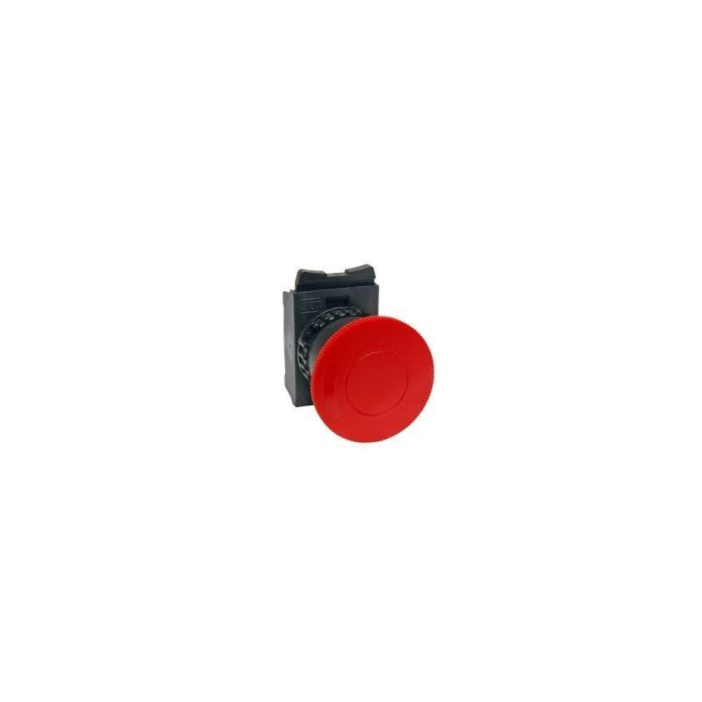Pulsador de emergencia rojo 1NC con traba 40mm - WE6412