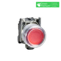 Pulsador saliente c/capuchón rojo 1NC ø22mm IP67 - TL5322