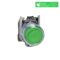 Pulsador saliente c/ capuchón verde 1NA ø22mm IP67 - TL5320