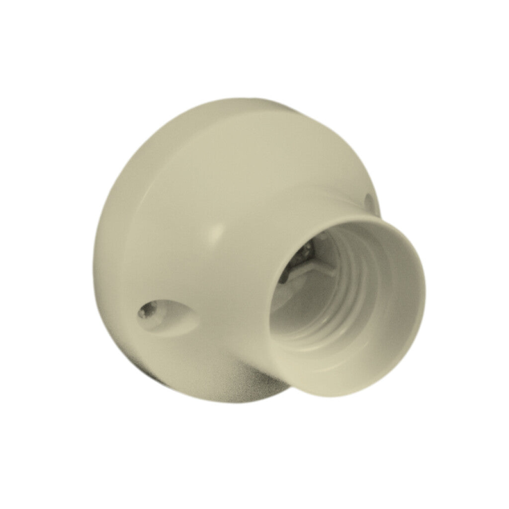 Receptáculo recto rosca Edison E27 marfil Molveno - M31317