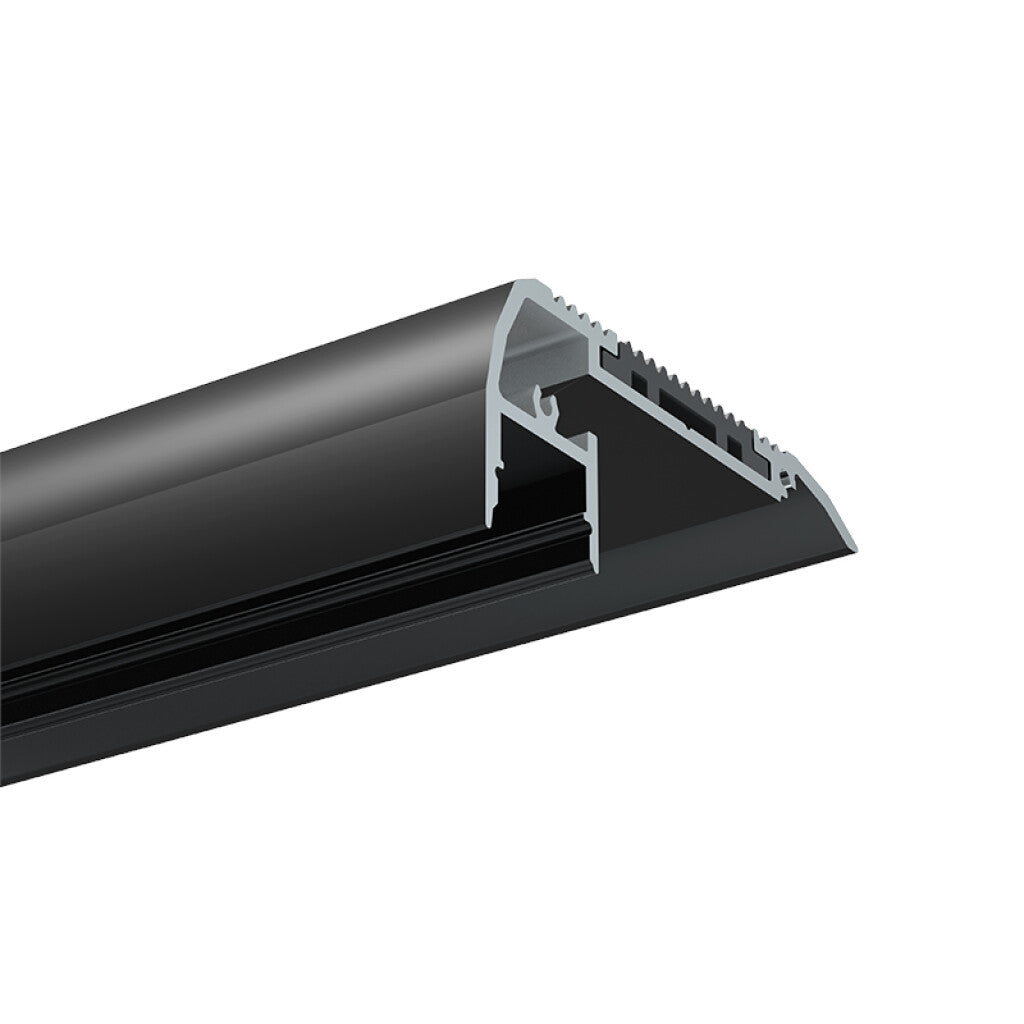 Regleta alumin.p/escalón p/cinta LED 2m 65X27,50mm - IX1636