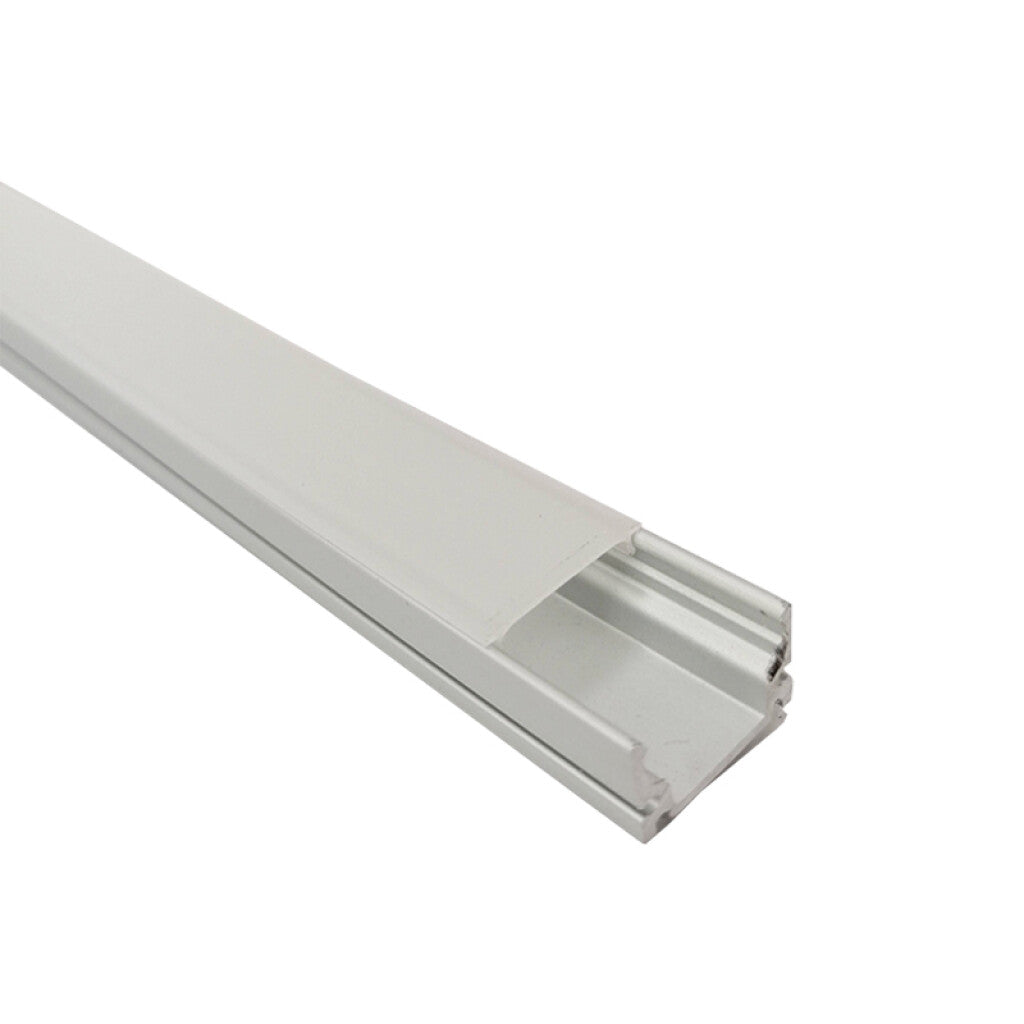 Regleta aluminio para cinta LED 1m 17x9mm aplicar - IX1632