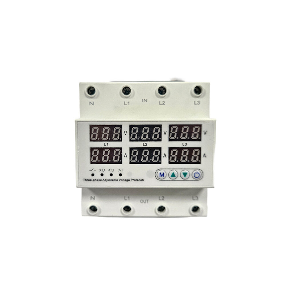 Relé din 3P + N 400V sobre y sub tensión max:63A - CF3902