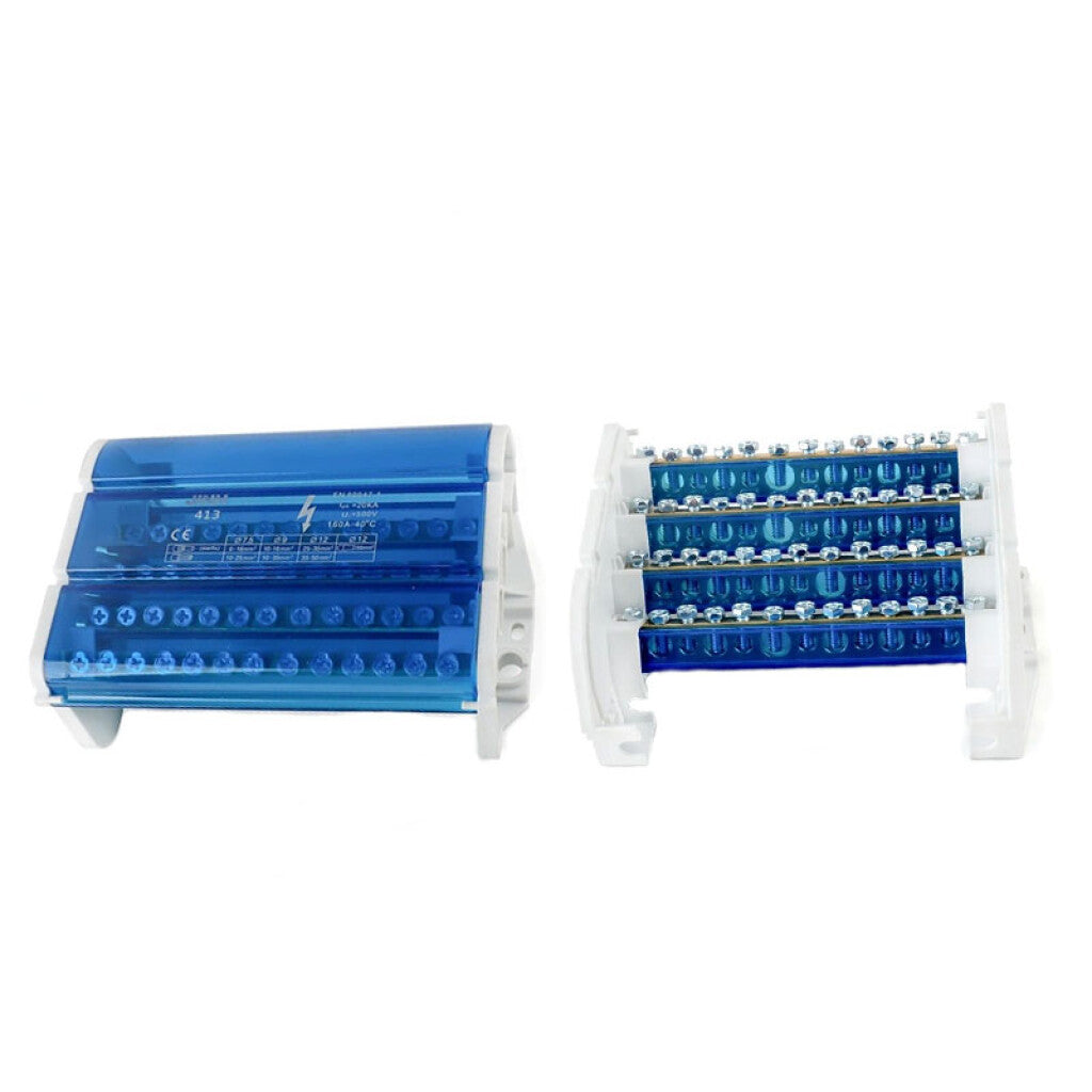 Repartidor 4P-12 160A Ent:1x50mm² Sal:4x35+8x25mm² - CE3023
