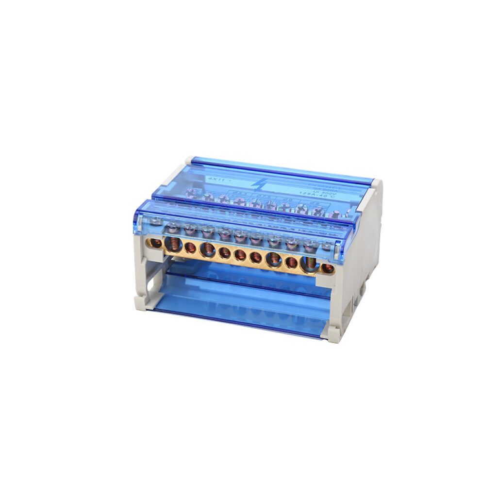 Repartidor 4P-13 125A Entr:1x25mm² Sal:1x25+5x6mm² - CE3006