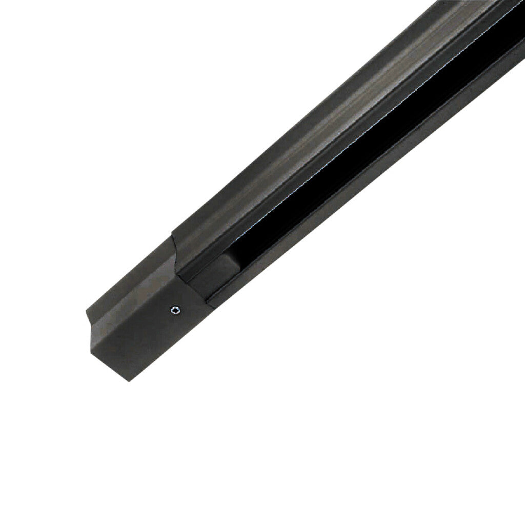 Riel de 1 metro, negro, incluye alimentador - IX4102