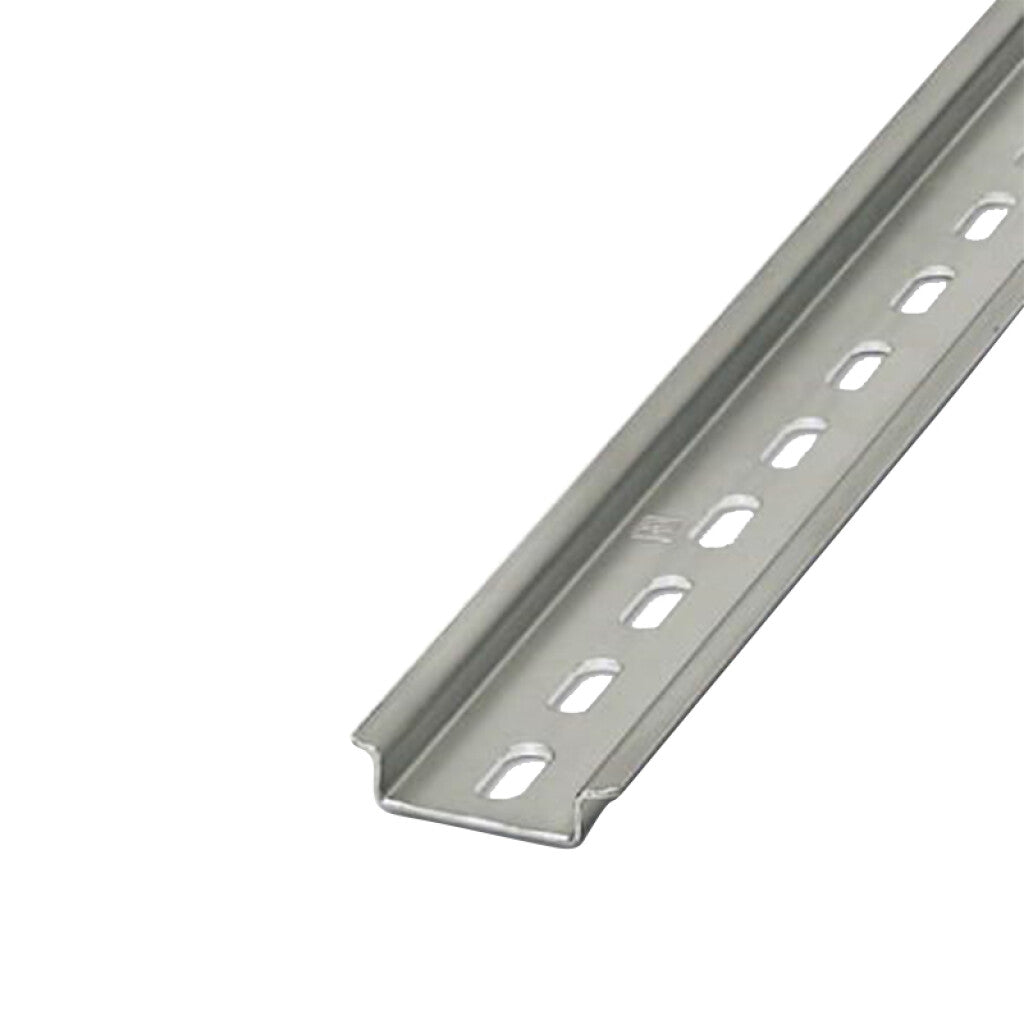 Riel din omega aluminio 35x7,5mm, 1 metro de largo - CF2385