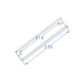 Riel din para 12 módulos, 23cm de largo - GR7314