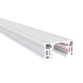 Riel lineal electrificado de tres vías, blanco 1M - NV1501