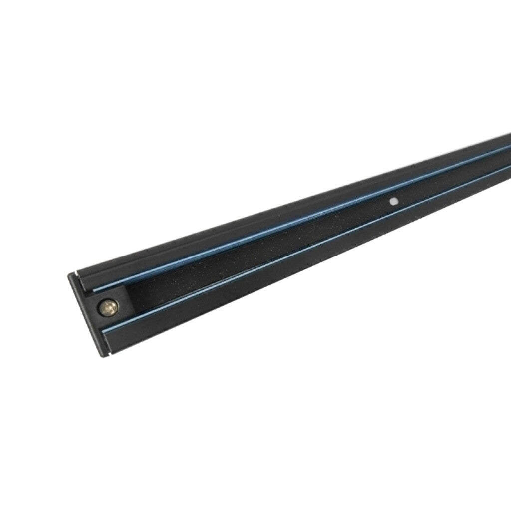 Riel lineal electrificado de tres vías, negro 1M - NV1502