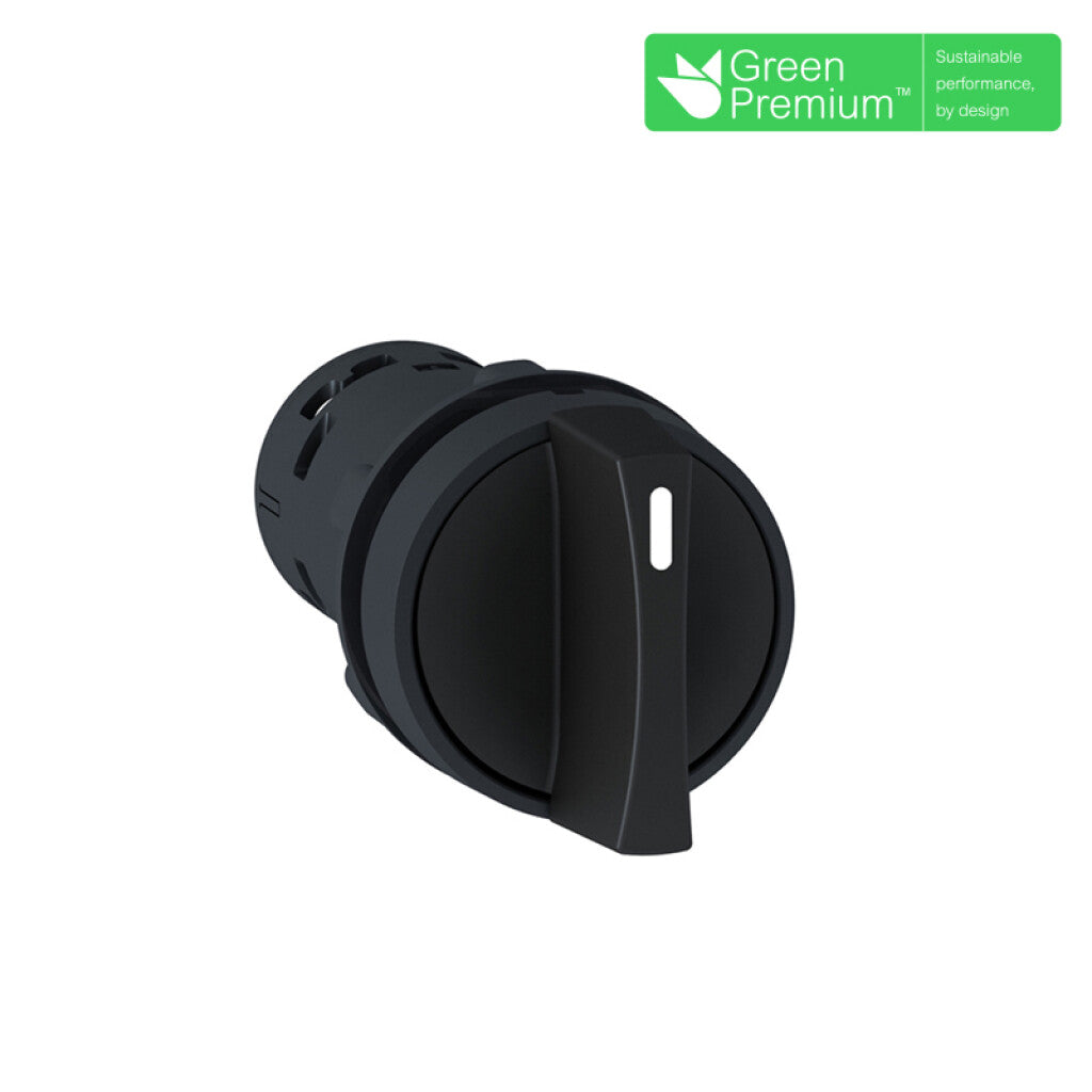 Selec. monoblock 2 pos. 1NA+1NC man. corta ø22mm - TL5081