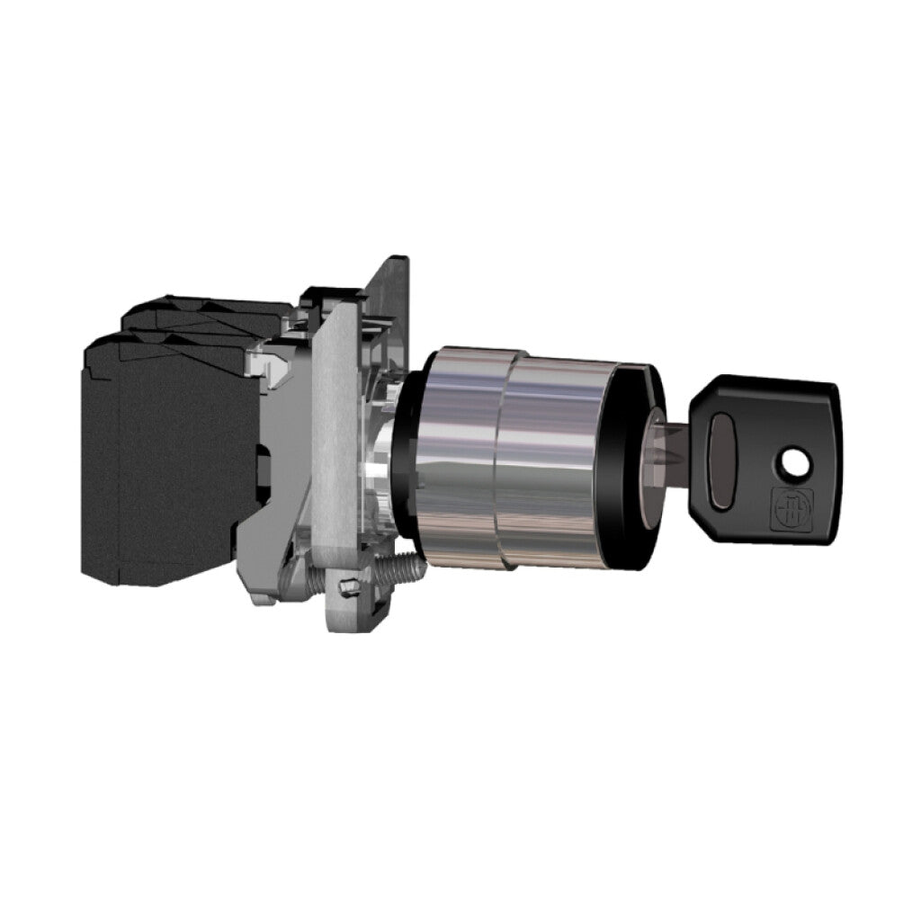 Selector 3 posiciones 2NA c/llave ø22mm IP67 - TL5385