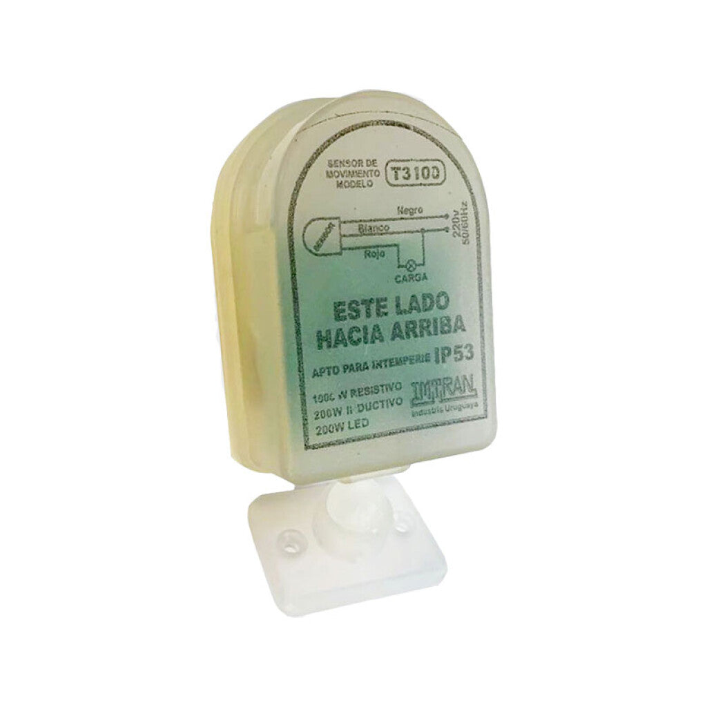 Sensor infrarrojo apto p/intemperie 3cabl. 1000W - S00230