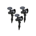 Set 3 pinchos LED solares h:220mm 3x0.24W - EG3815