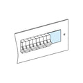 Set de 4 obturadores p/Acti9 largo 9mm - MI3221
