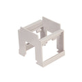 Soporte 2 módulos p/riel din blanco - Ave - C55712