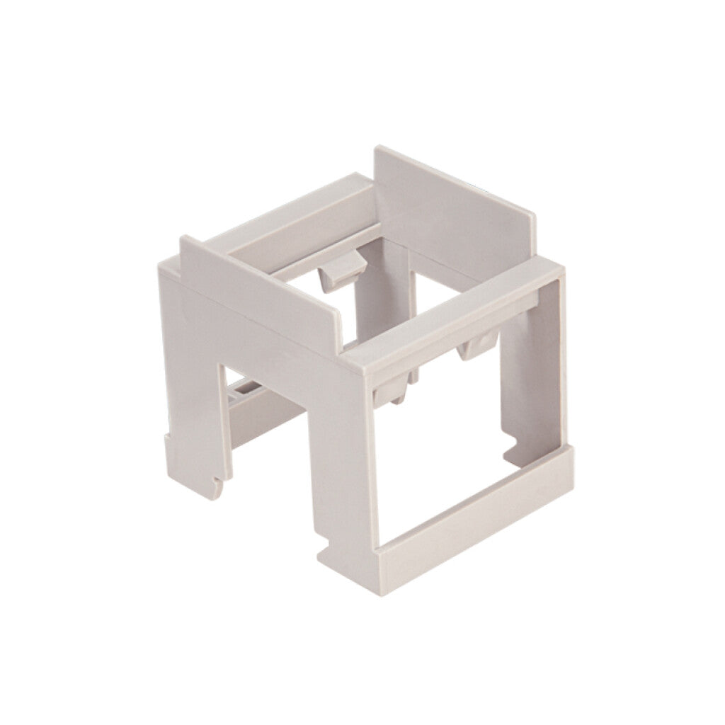 Soporte 2 módulos p/riel din blanco - Ave - C55712
