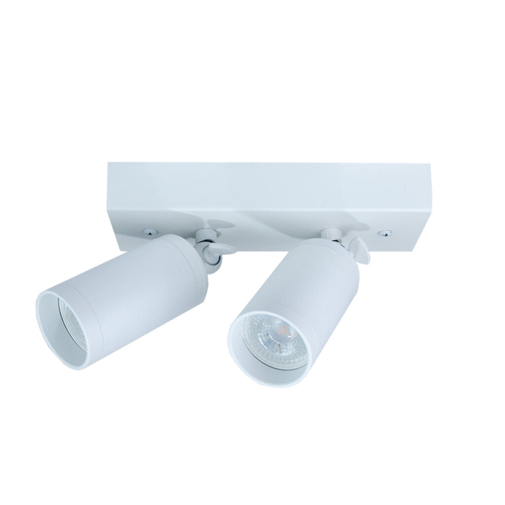 Spot ANTVERP doble blanco p/lámp. GU10 (no inc.) - MN0504
