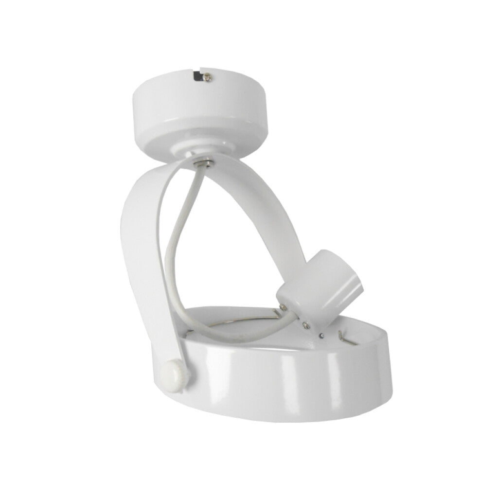 Spot con base, para lámpara GU10/AR111 230V blanco - WA0798