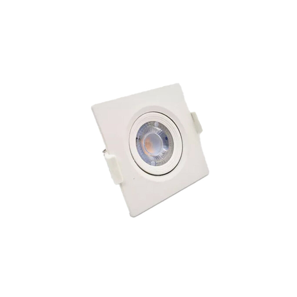 Spot de embutir LED cuadrado 5W 400Lm neutro 8,8cm - IX2062X