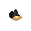 Spot de pared campana negro base redonda 1XE14 - IX9748