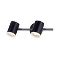 Spot de pared de 2 luces negro 2XGU10 - IX9740