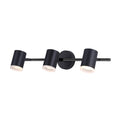 Spot de pared de 3 luces negro 3XGU10 - IX9742