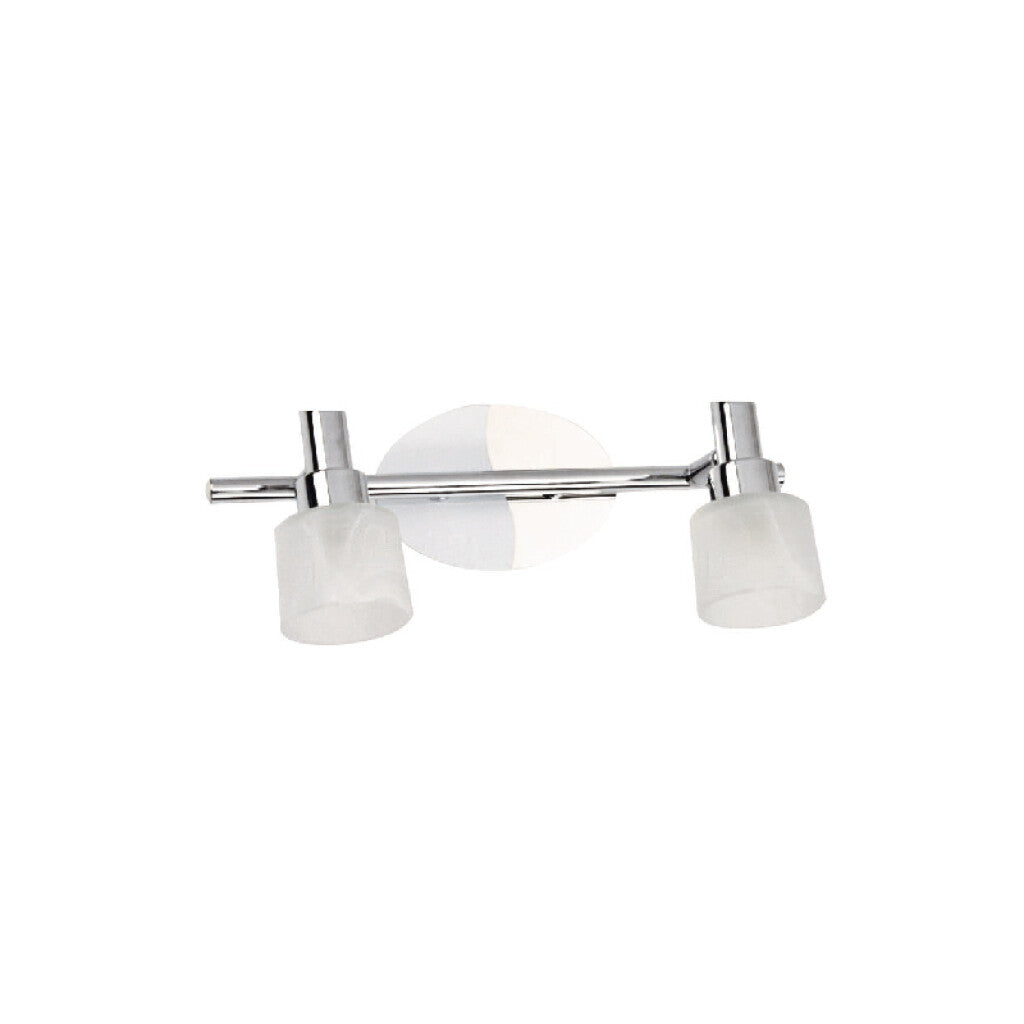 Spot de pared de metal y vidrio 2xG9 - IX9718