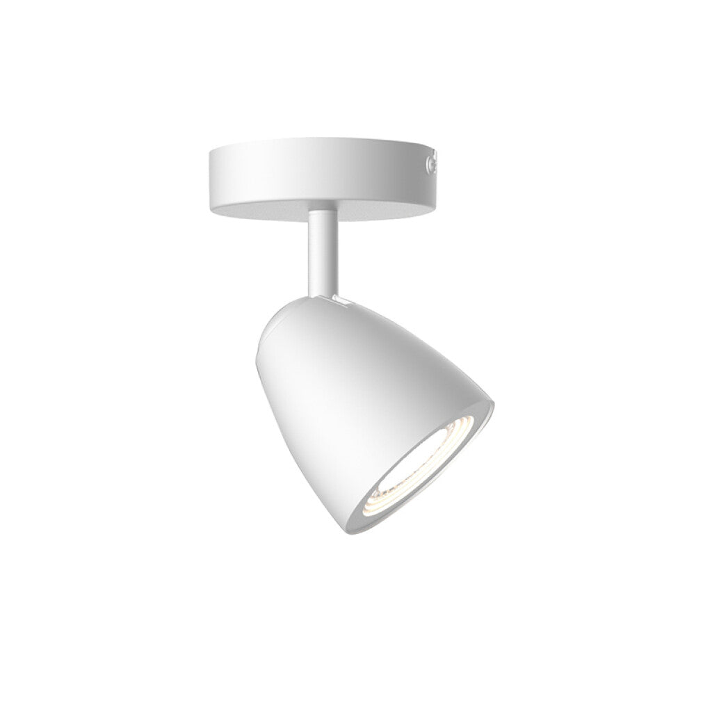Spot de techo blanco base redonda 1XGU10 - IX9728