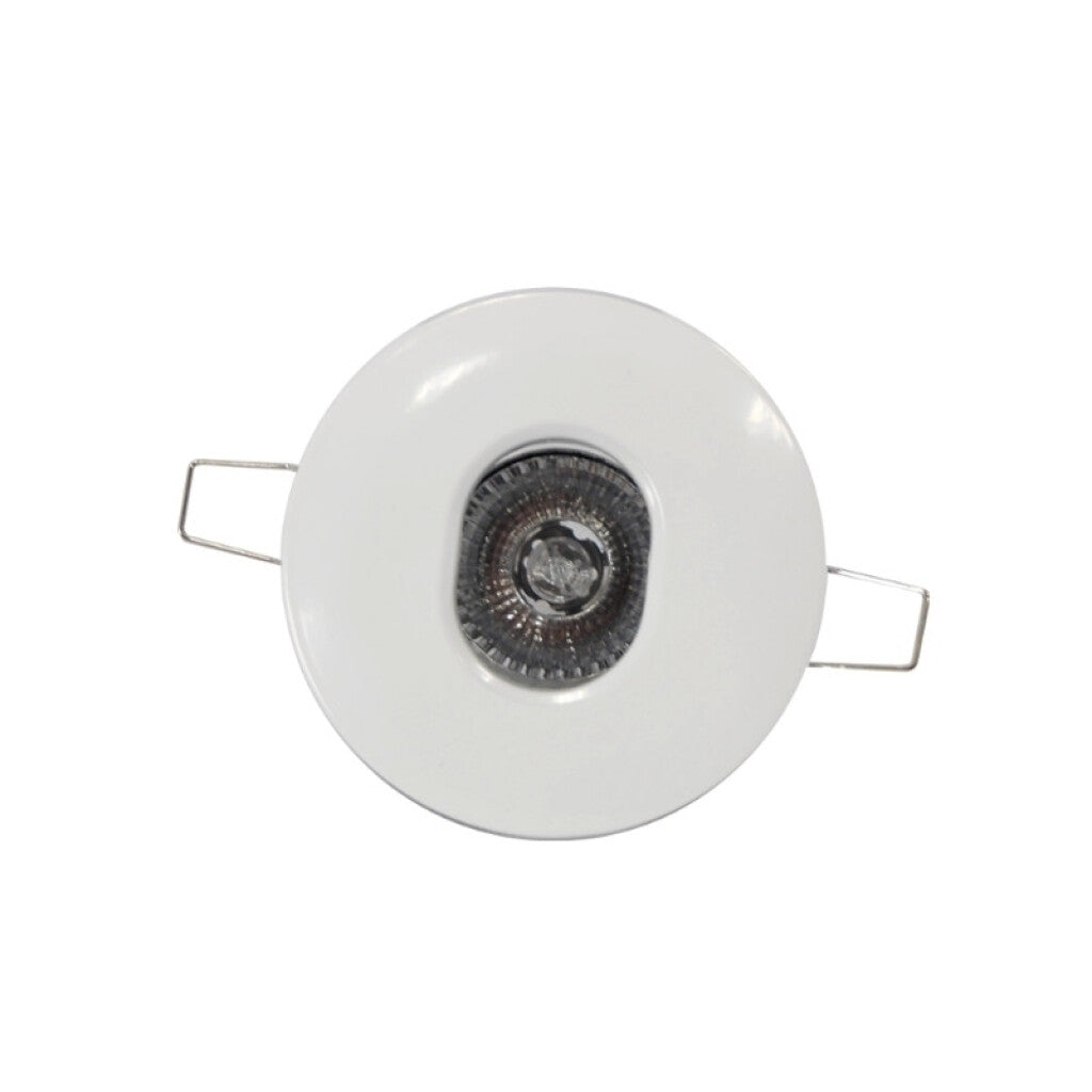 Spot dicroico oval de embutir de color blanco, pase BI-PIN/50W - KE4122