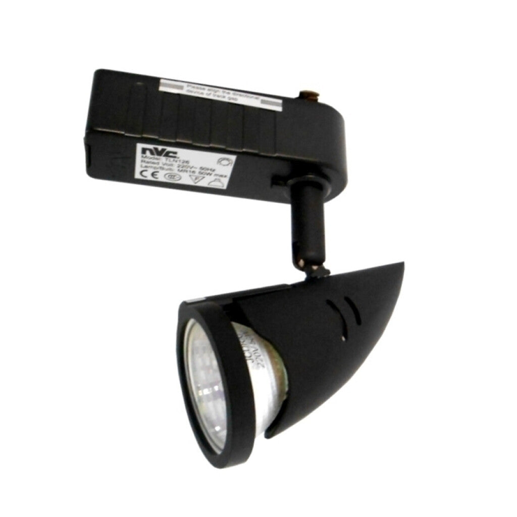 Spot dicroico para riel color negro. Incluye equipo - NV1100
