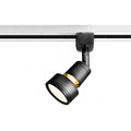 Spot dicroico para riel monofásico, GU-10, negro - KE8146