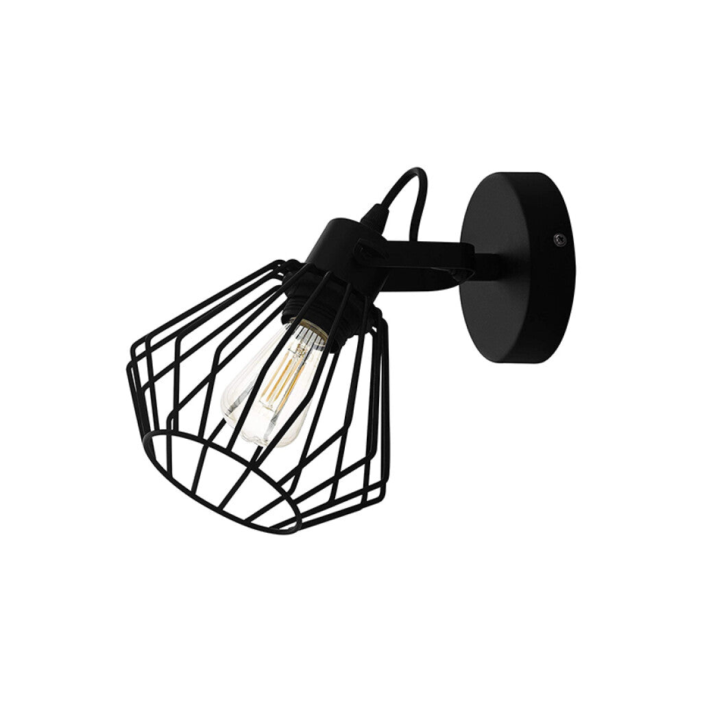 Spot direccionable metálico negro E27 TABILLANO - EG3382