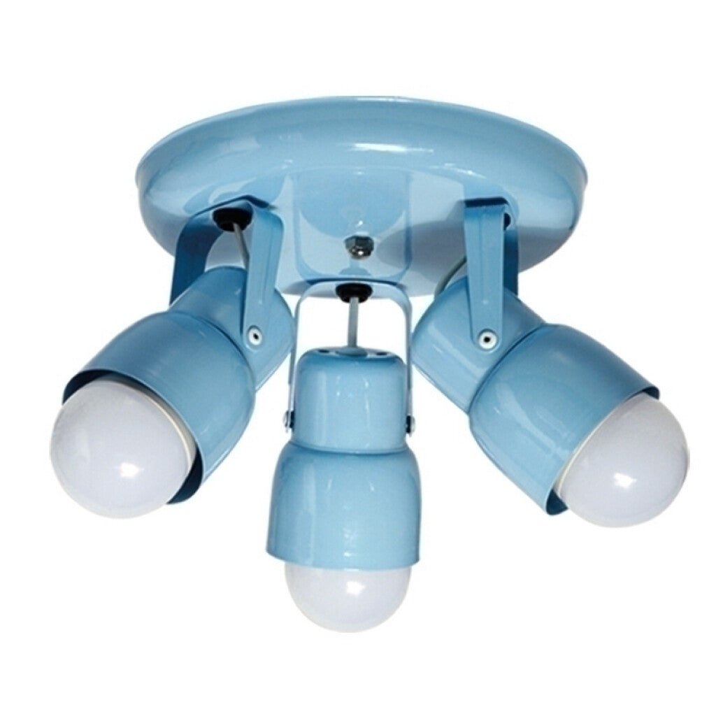 Spot infantil 3 luces línea CARILÓ, celeste - JU0028