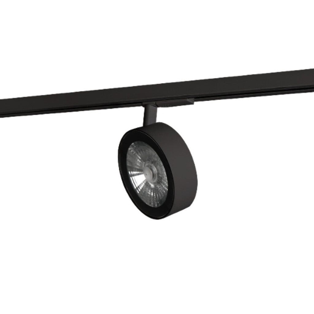 Spot LED para riel, tipo AR111, color negro - KE2138