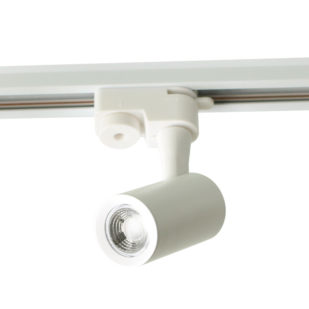 Spot LED riel aluminio blanco 6W 600Lm cálido - IX4108