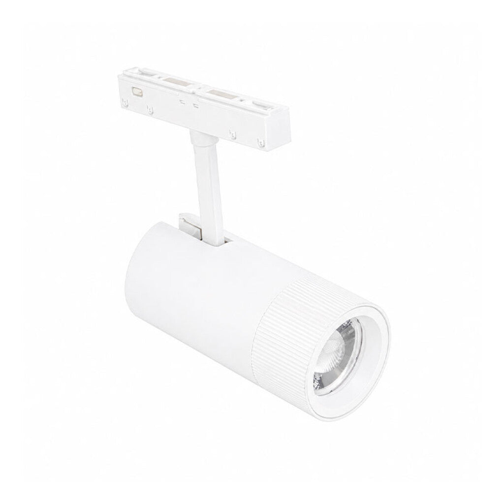 Spot Led riel magnét. 8W 560lm cálido 15-38° bco - ZU0535X