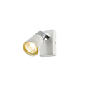 Spot metal blanco base rectangular 1xGU10 - IX9706
