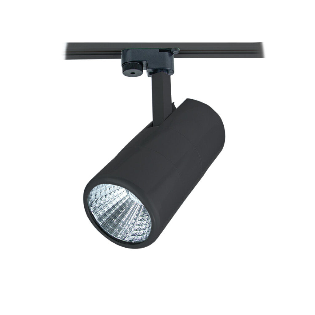 Spot p/riel BONATTI 30 TRACK negro 15W 3000K - MN1014