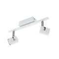 Spot varal blanco 2XGU10 INCL 5W 3000K VERGIANO - EG2195