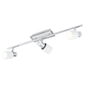 Spot varal blanco/cromo 3XGU10 INCL 5W DAVIDA - EG2064